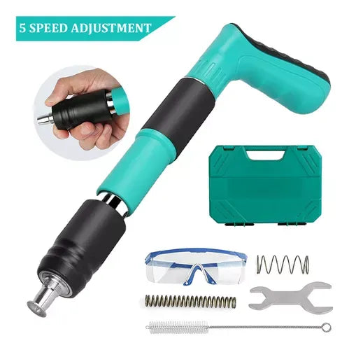 Pistola 2x1: clavos y remaches