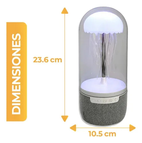Lámpara LED Medusa Parlante Bluetooth (Multicolor)